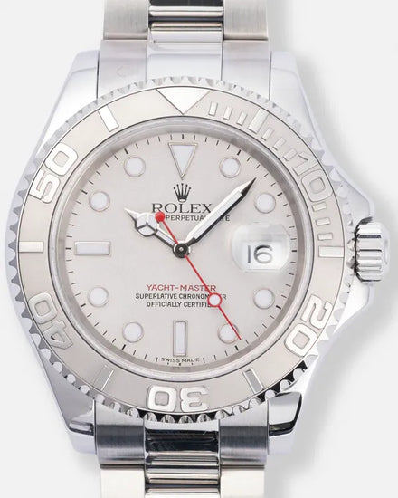 2000 (P Serial) Rolex Yacht-Master 40MM Silver Dial Oyster Bracelet (16622)