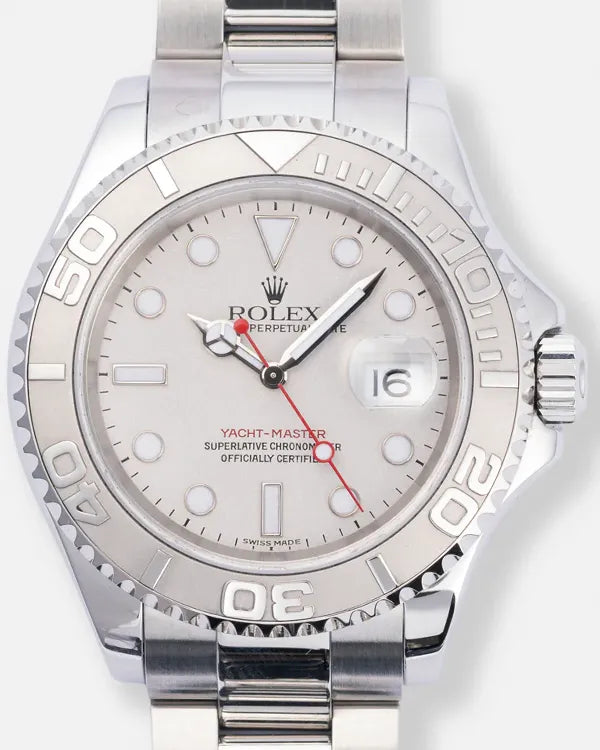 2000 (P Serial) Rolex Yacht-Master 40MM Silver Dial Oyster Bracelet (16622)