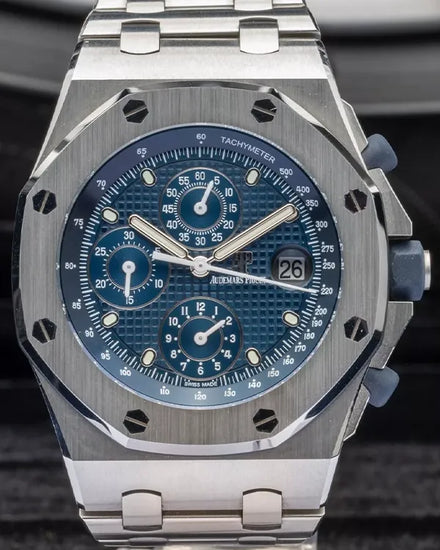 2019 Audemars Piguet Royal Oak Offshore 25th Anniversary "Beast" Edition 42MM Blue Dial Steel Bracelet (26237ST.OO.1000ST.01)