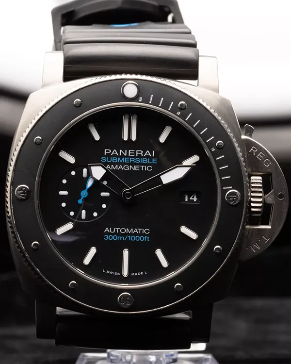 Panerai Luminor Submersible 1950 3 Days 47MM Black Dial Rubber Strap (PAM01389)