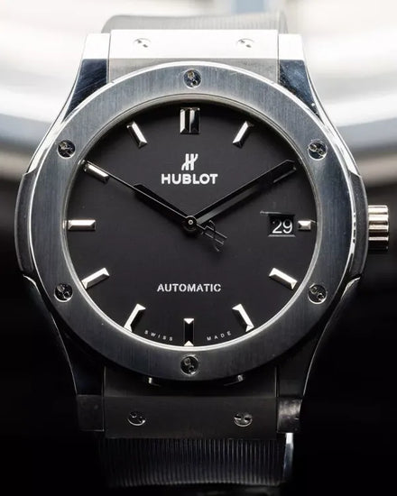 2020 Hublot Classic Fusion 45MM Black Dial Rubber Strap (511.NX.1171.RX)