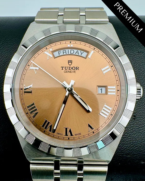 No Reserve - 2024 Tudor Royal 41MM Salmon Dial Steel Bracelet (28600)