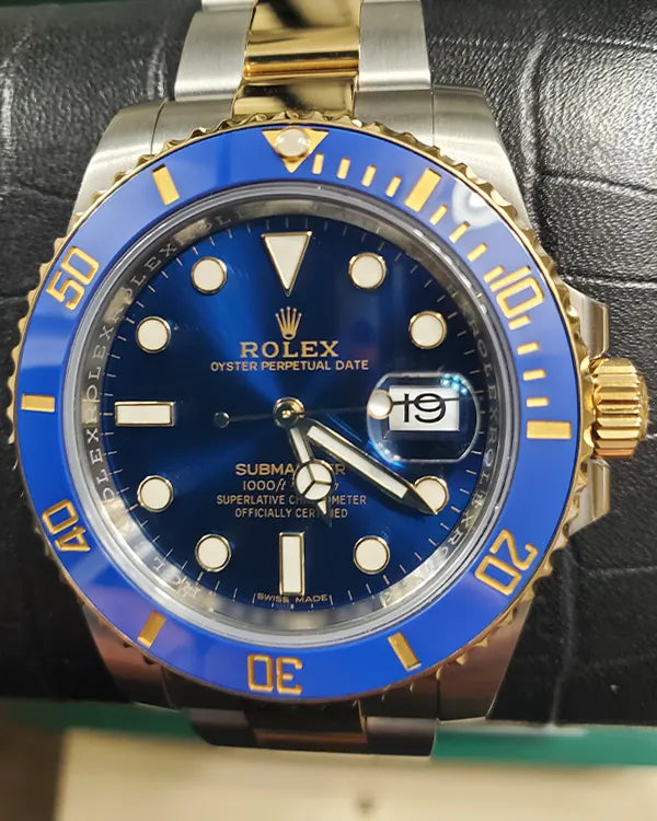 Rolex Submariner Date "Bluesy" 40MM Blue Dial Two-Tone Oyster Bracelet (116613LB)