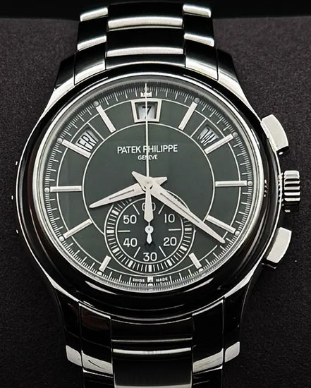 2021 Patek Philippe Complications 42MM Green Dial Steel Bracelet (5905/1A)