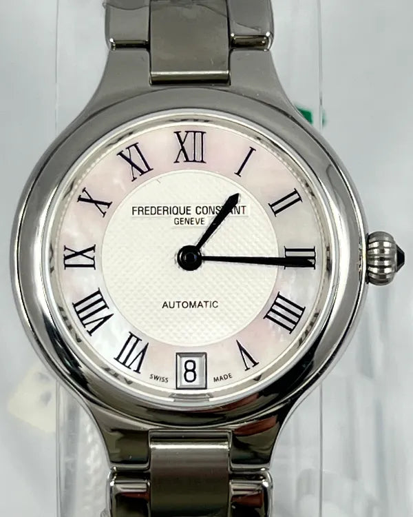Frederique Constant Classics Delight 33MM Mother of Pearl Dial Steel Bracelet (FC306MC3ER6B)