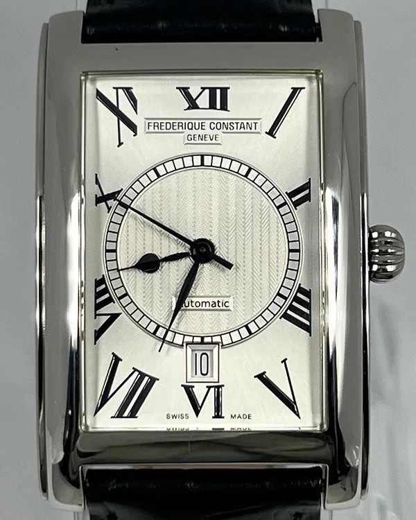 Frederique Constant Classics Index 30.7MM White Dial Leather Strap (FC303MS4C26)