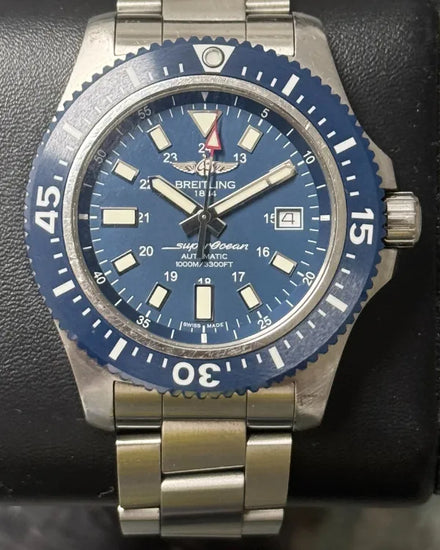 2019 Breitling Superocean S.E. 44MM Blue Dial Steel Bracelet (Y17393161C1A1)