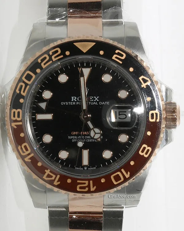 2022 Rolex GMT-Master II "Bumblebee" 40MM Black Dial Two-Tone OysterBracelet (126713)