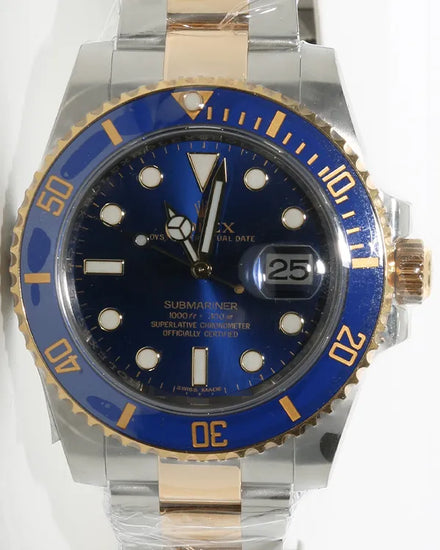 2016 Rolex Submariner Date "Bluesy" 40MM Blue Dial Two-Tone Oyster Bracelet (116613LB)