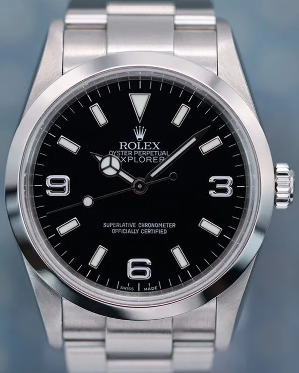 2004 Rolex Explorer 36MM Black Dial Oyster Bracelet (114270)