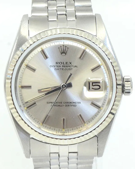 Rolex Datejust 36MM Silver Dial Jubilee Bracelet (1601)