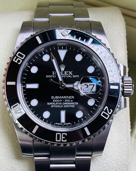 2014 Rolex Submariner Date 40MM Black Dial Oyster Bracelet (116610LN)