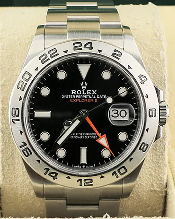 2021 Rolex Explorer II 42MM Black Dial Oyster Bracelet (226570)