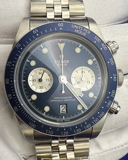 2025 Tudor Black Bay Chrono 41MM Blue Dial Steel Bracelet (79360B)