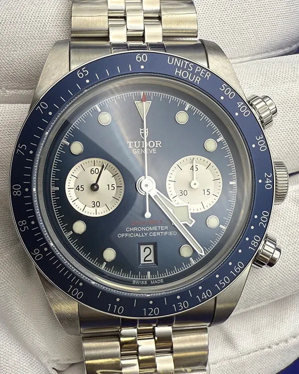 2025 Tudor Black Bay Chrono 41MM Blue Dial Steel Bracelet (79360B)