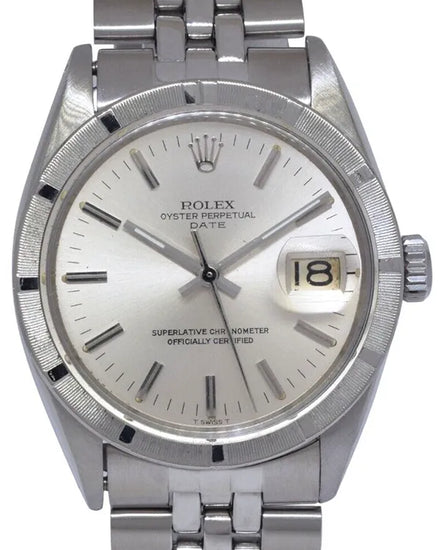 Rolex Oyster Perpetual Date 34MM Silver Dial Jubilee Bracelet (1501)