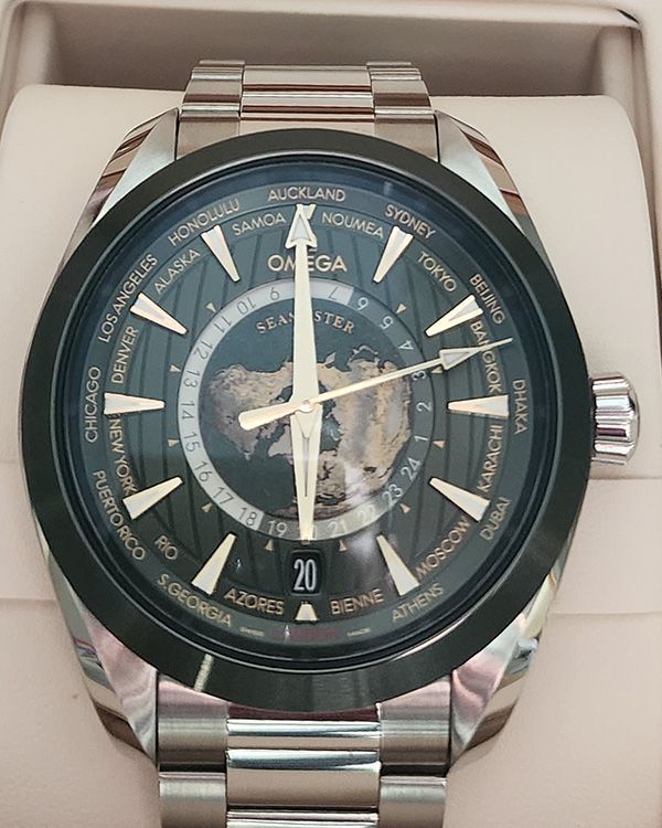 2024 Omega Seamaster Aqua Terra 150M 43MM Green Dial Steel Bracelet (220.30.43.22.10.001)