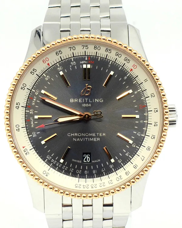 Breitling Navitimer 41MM Grey Dial Steel Bracelet (U17326)