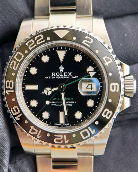 2018 Rolex GMT-Master II 40MM Black Dial Oyster Bracelet (116710LN)