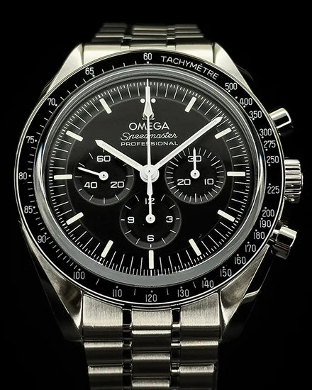 2025 Omega Speedmaster Professional Moonwatch 42MM Black Dial Steel Bracelet (310.30.42.50.01.002)