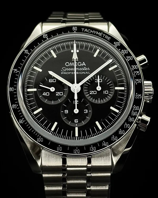 2025 Omega Speedmaster Professional Moonwatch 42MM Black Dial Steel Bracelet (310.30.42.50.01.002)