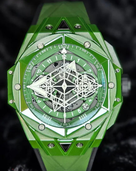 Hublot Big Bang Unico II "Sang Bleu" L.E. 45MM Skeleton Dial Rubber Strap (418.GX.5207.RX.MXM22)