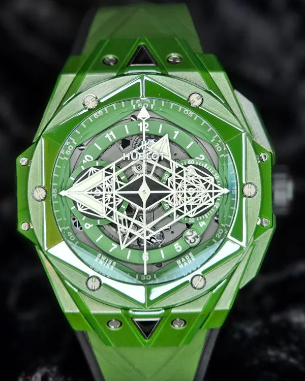 Hublot Big Bang Unico II "Sang Bleu" L.E. 45MM Skeleton Dial Rubber Strap (418.GX.5207.RX.MXM22)
