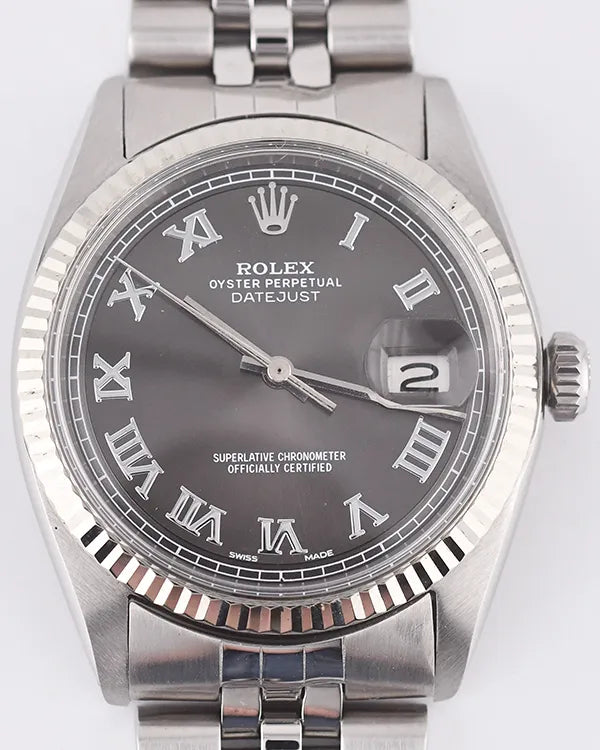 Rolex Datejust 36MM Grey Dial Jubilee Bracelet (M1601/4)
