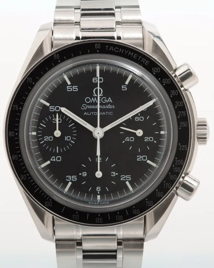 Omega Speedmaster Reduced 39MM Black Dial Steel Bracelet (3510.50)