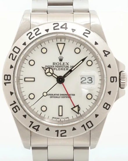 Rolex Explorer II "Polar" 40MM White Dial Oyster Bracelet (16570)