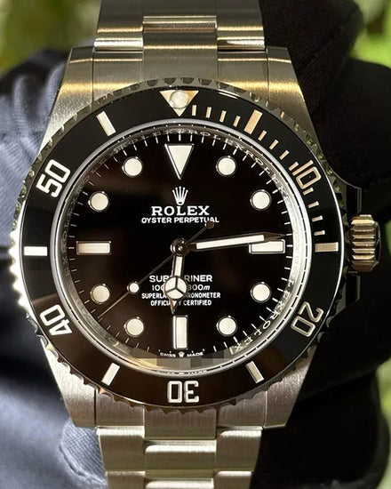2025 Rolex Submariner No-Date 41MM Black Dial Oyster Bracelet (124060)