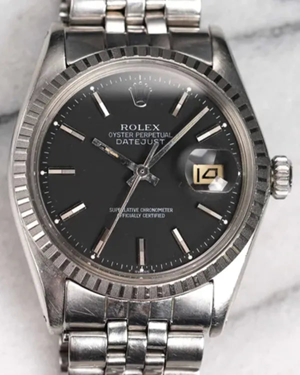 Rolex Datejust 36MM Black Dial Jubilee Bracelet (1603)