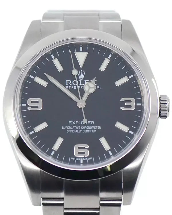 2014 Rolex Explorer 39MM Black Dial Oyster Bracelet (214270)