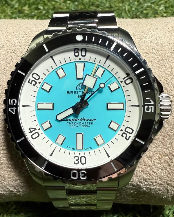 Breitling Superocean 44MM Blue Dial Steel Bracelet (A17376211L2A1)