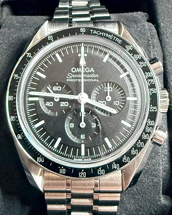 2021 Omega Speedmaster Professional Moonwatch 42MM Black Dial Steel Bracelet (310.30.42.50.01.002)