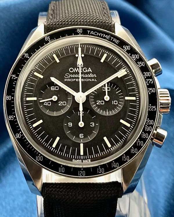 2023 Omega Speedmaster Moonwatch Professional 42MM Black Dial Textile Strap (310.32.42.50.01.001)