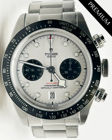 2022 Tudor Black Bay Chrono 41MM White Dial Steel Bracelet (79360N)