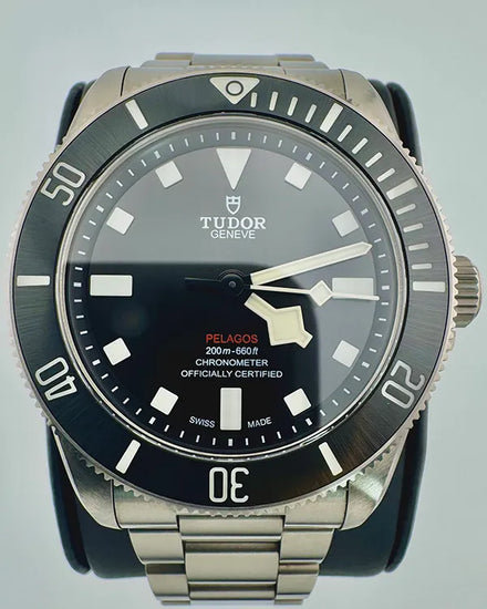 No Reserve - 2024 Tudor Pelagos 39MM Black Dial Titanium Bracelet (25407N)