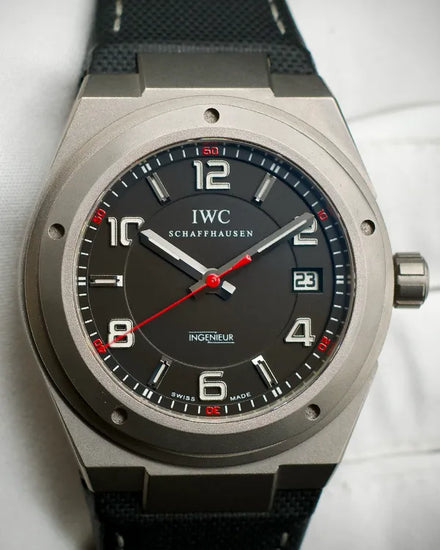 2006 IWC Schaffhausen Ingenieur AMG 42.5MM Black Dial Textile Strap (IW322703)