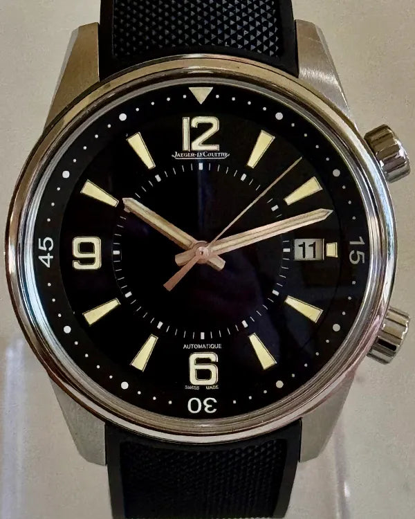 2021 Jaeger-LeCoultre Polaris 42MM Black Dial Rubber Strap (Q9068670)