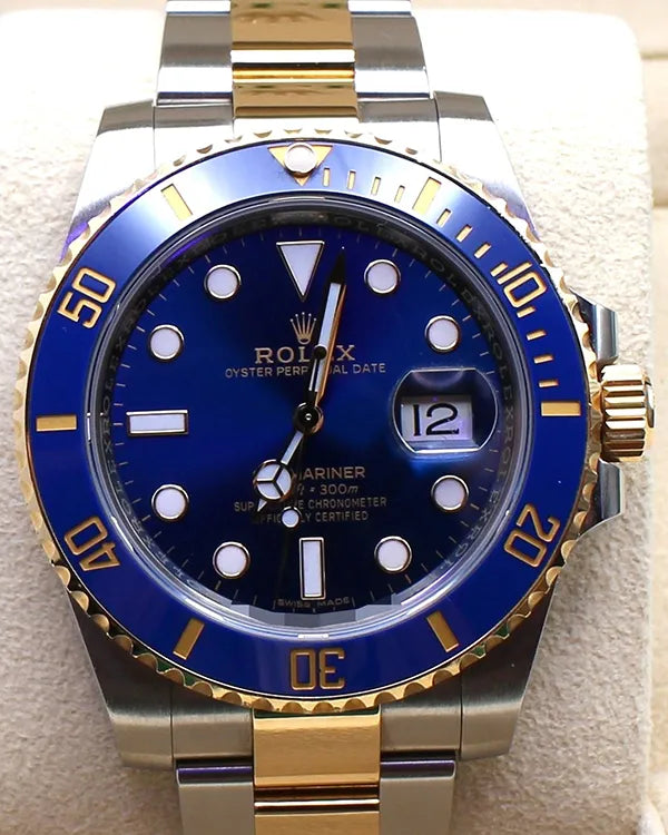 2021 Rolex Submariner Date "Bluesy" 40MM Blue Dial Two-Tone Oyster Bracelet (116613LB)
