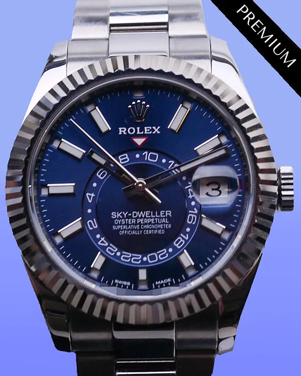 2019 Rolex Sky-Dweller 42MM Blue Dial Oyster Bracelet (326934)