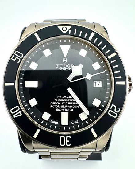 No Reserve - 2020 Tudor Pelagos 42MM Black Dial Titanium Bracelet (25600TN)