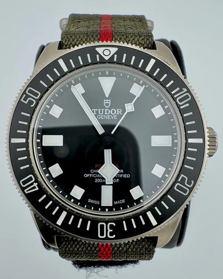 No Reserve - 2024 Tudor Pelagos FXD 42MM Black Dial Textile Strap (25717N)