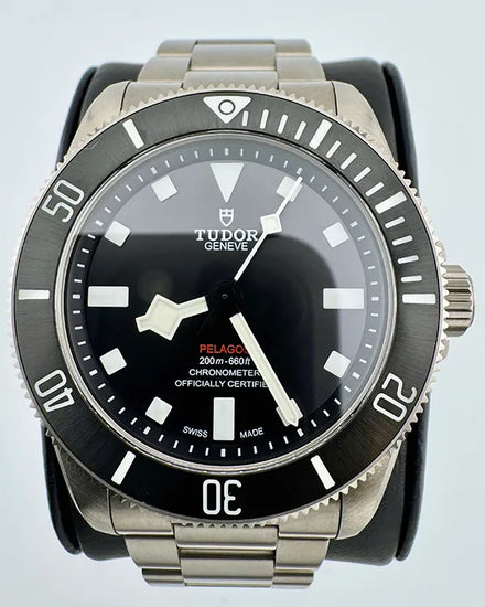 No Reserve - 2024 Tudor Pelagos 39MM Black Dial Titanium Bracelet (25407N)