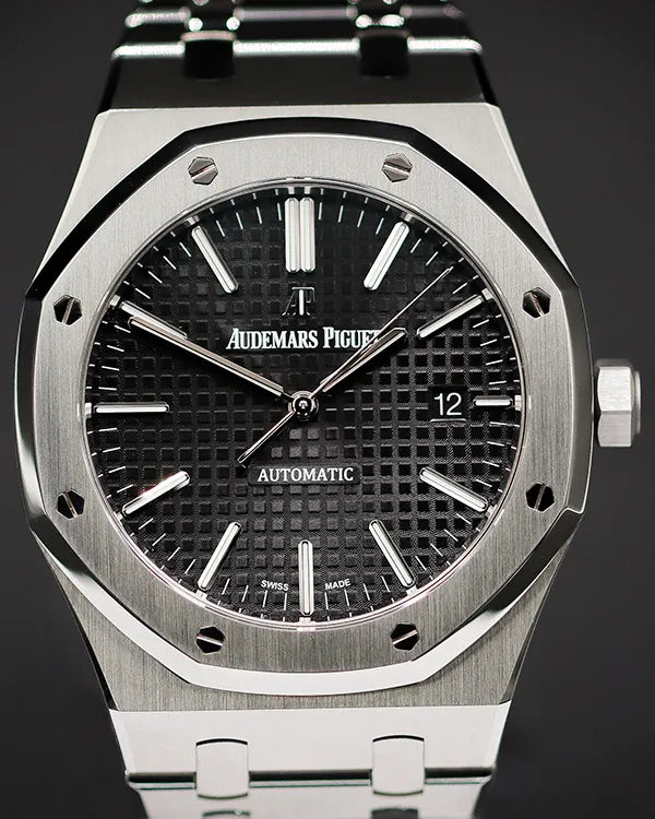 2012 Audemars Piguet Royal Oak 41MM Black Dial Steel Bracelet (15400ST.OO.1220ST.01)