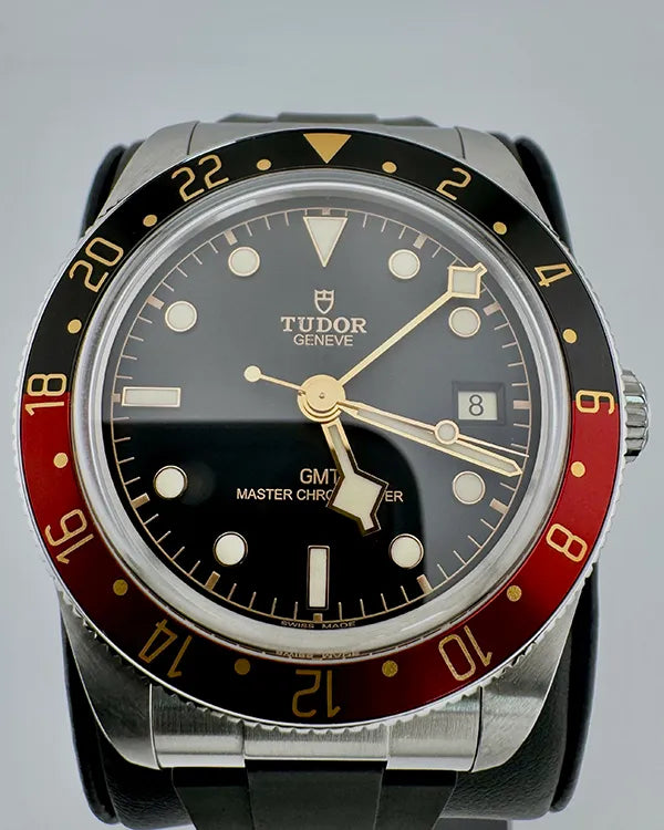 No Reserve - 2025 Tudor Black Bay GMT "Coke" 39MM Black Dial Rubber Strap (7939G1A0NRU)