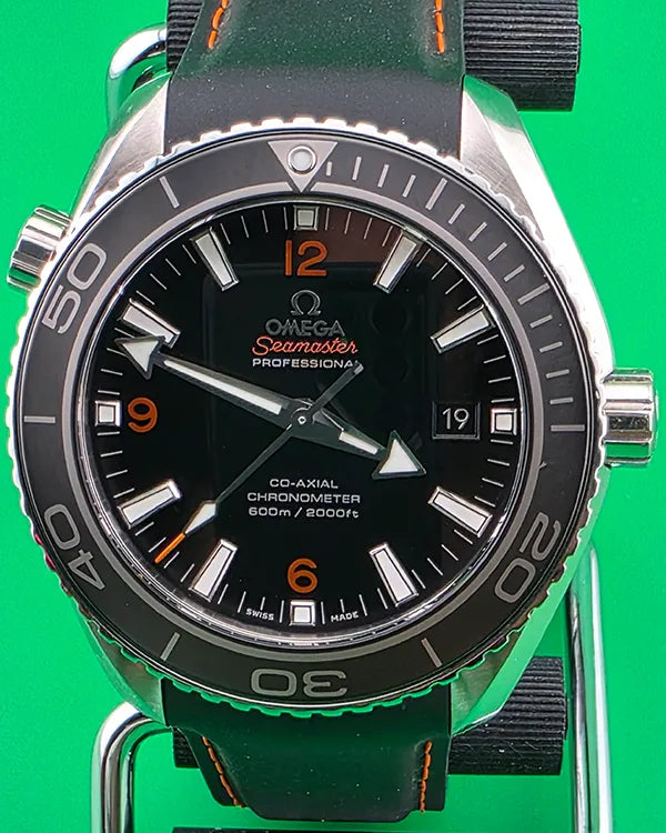Omega Seamaster Planet Ocean 600M 45.5MM Black Dial Rubber Strap (232.32.46.21.01.005)