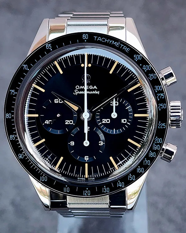 2024 Omega Speedmaster First Omega in Space 39.7MM Blue/Grey Dial Steel Bracelet (310.30.40.50.06.001)