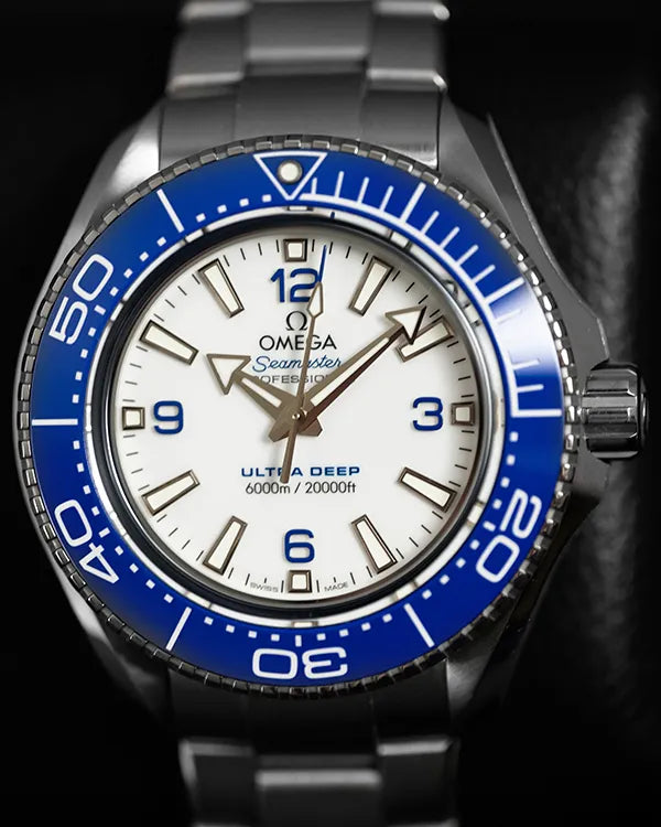 2024 Omega Seamaster Planet Ocean 6000M White Dial Steel Bracelet (215.32.46.21.04.001)